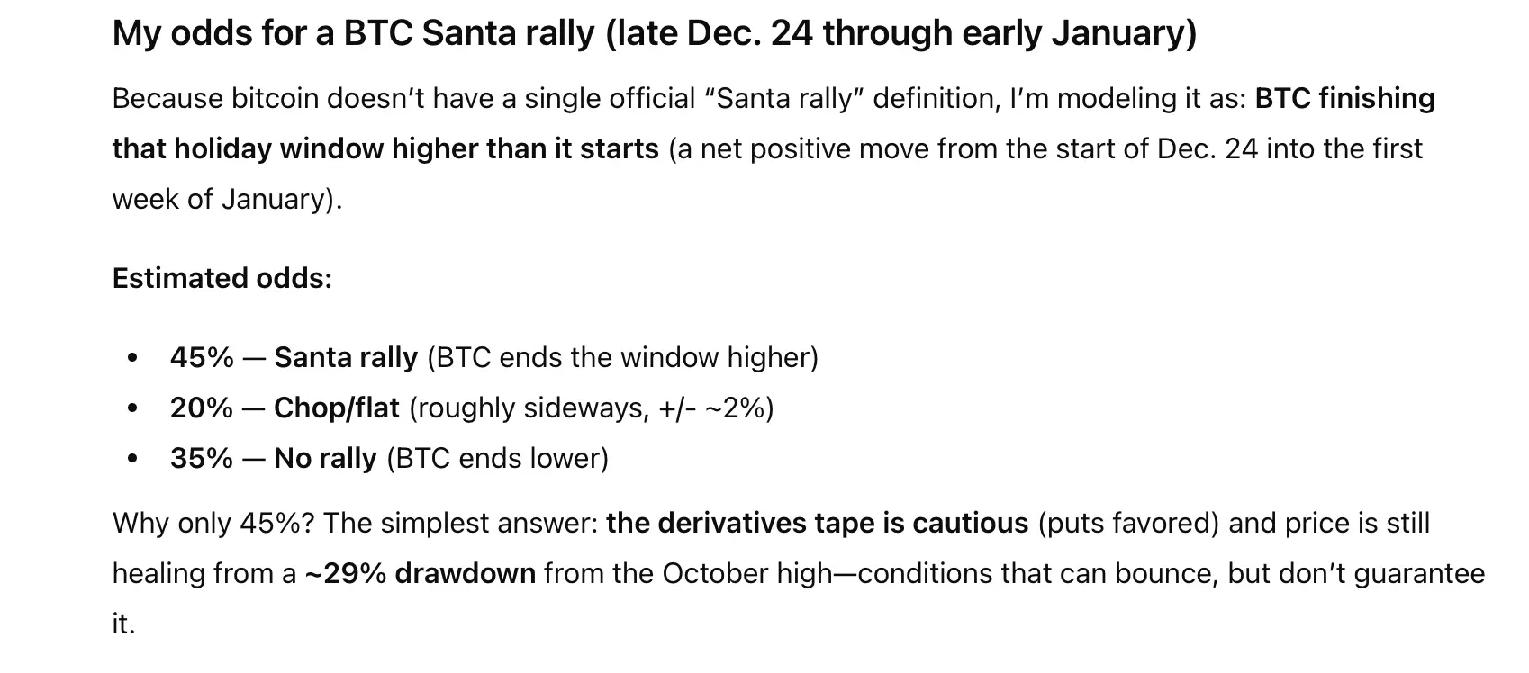 Bitcoin Santa Rally? ChatGPT, Grok, dan Gemini Menentukan Peluang