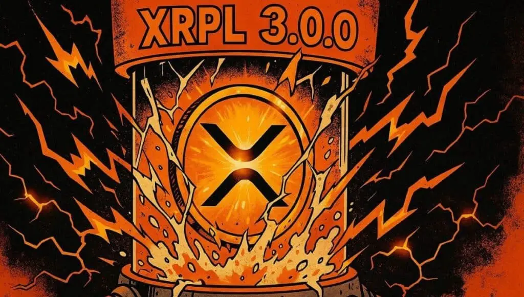 The XRP crypto that is in an XRPL 3.0.0 update machine