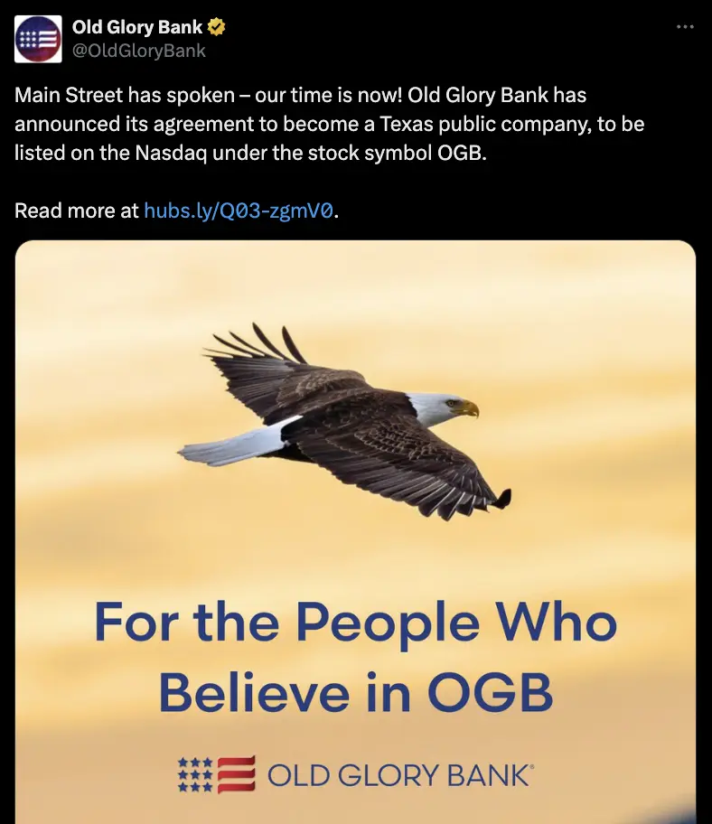 Cryptocurrencies, Banks, Texas, IPO, SPAC