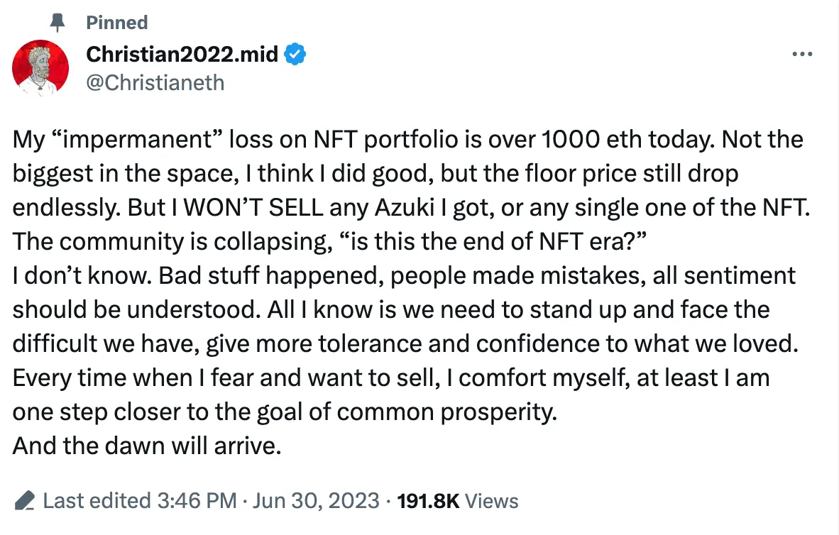 当PFP类NFT被祛魅，叙事被抛弃还是真正的价值浮现？