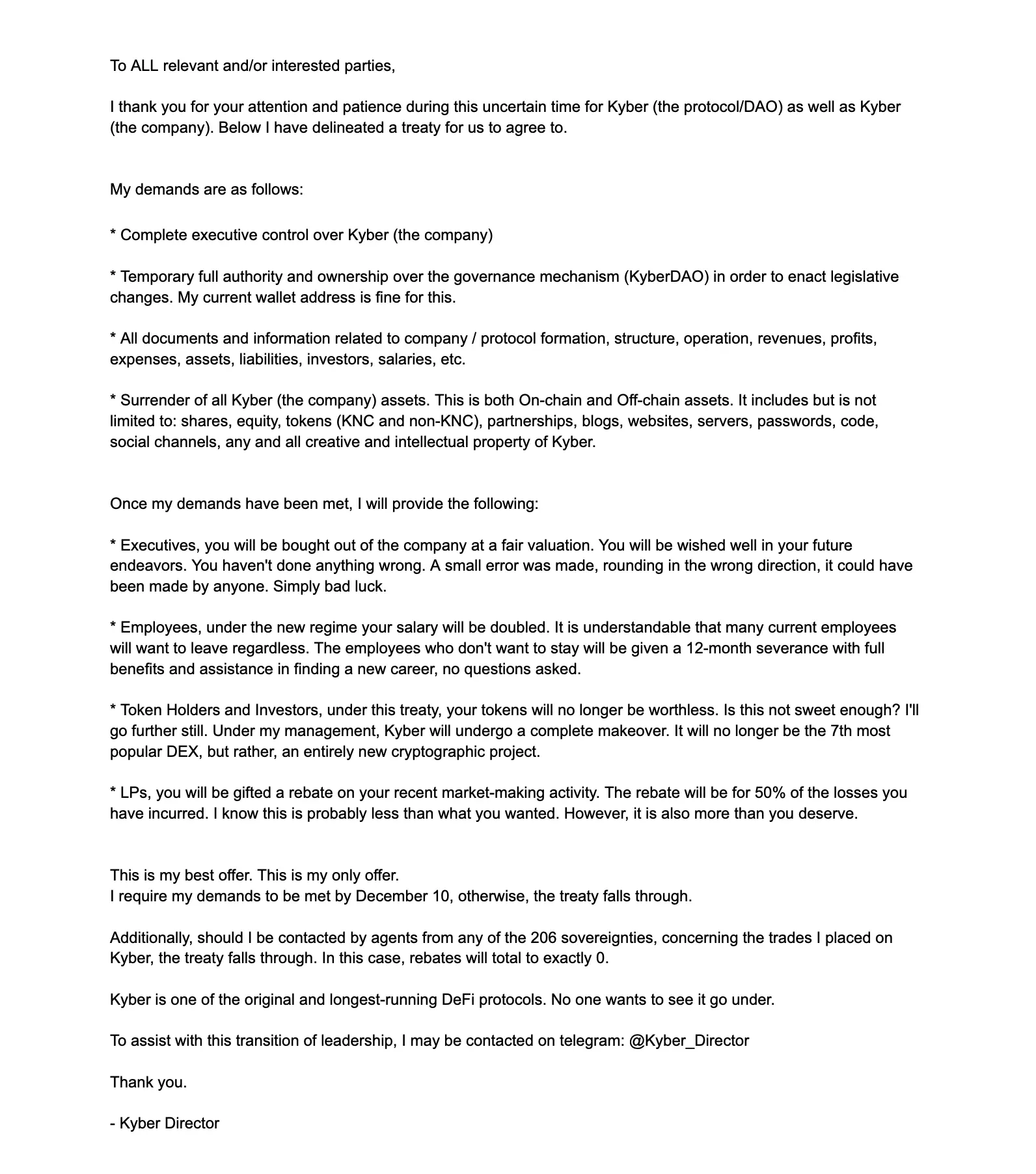 被盗超5400万美元后上演黑客夺权大戏，KyberSwap直面生存危机