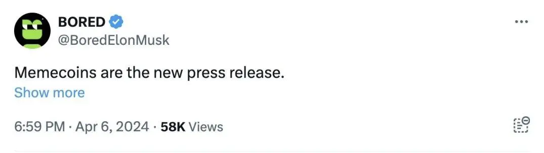 从暴跌到暴涨，160万粉丝KOL发起的反Memecoin的Meme项目BORED发生了什么？