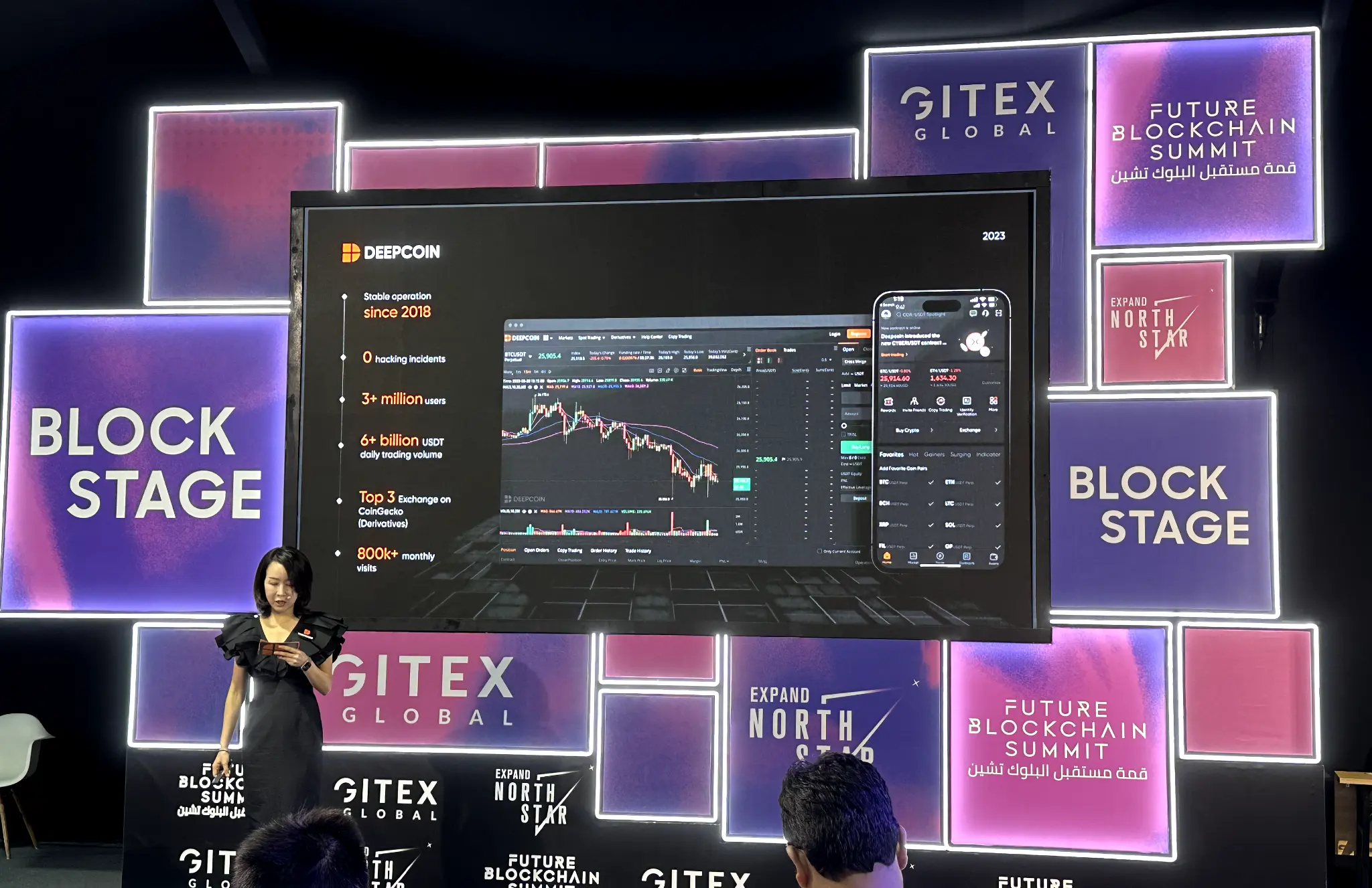 Deepcoin亮相迪拜2023年未来区块链峰会(Future Blockchain Summit)并举办盛大派对活动
