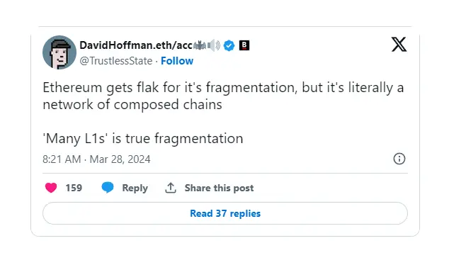 以太坊下一个目标：万链之母？