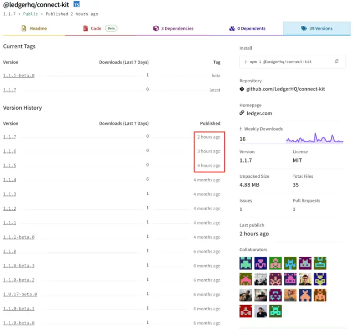 影响甚广，Ledger Connect Kit被黑事件分析