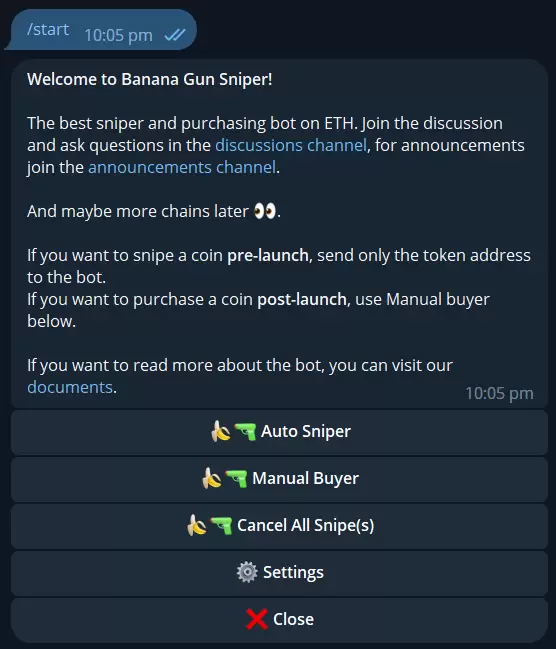 Banana Gun投研報告：這把「狙擊槍」是如何躋身TG BOT頭部隊列的？