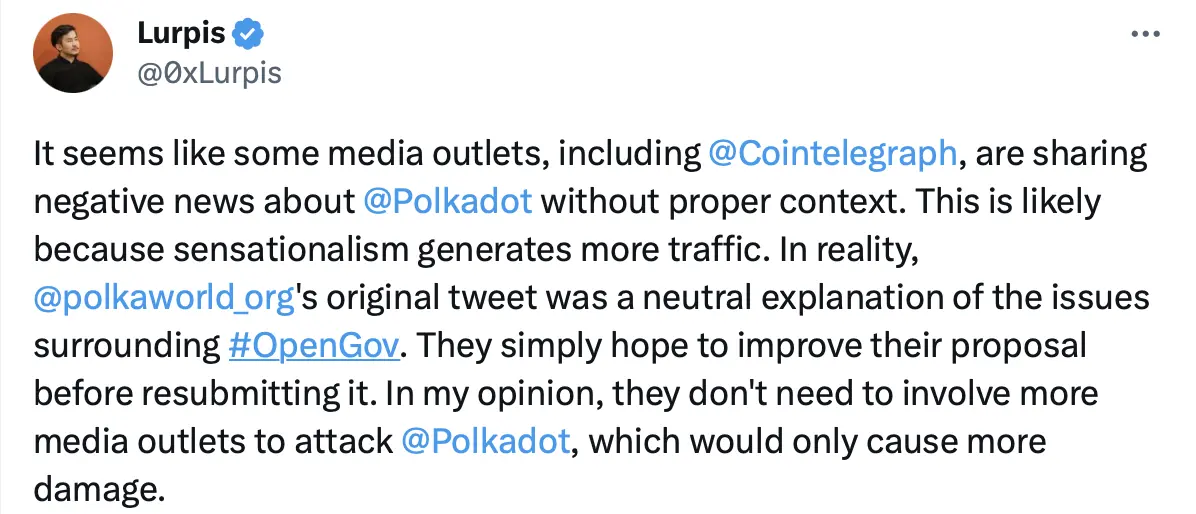 波卡中文社区PolkaWorld的停运背后：拨款、治理与社区的较量