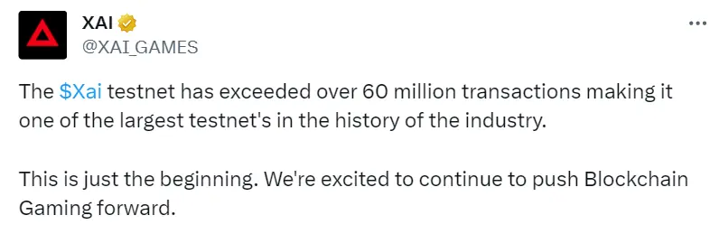 空投即将开启：Arbitrum 生态游戏 Layer3 Xai是否值得一撸？