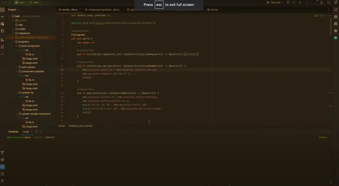 BOLT：模块化基础设施，Solana生态的ECS全链游戏引擎
