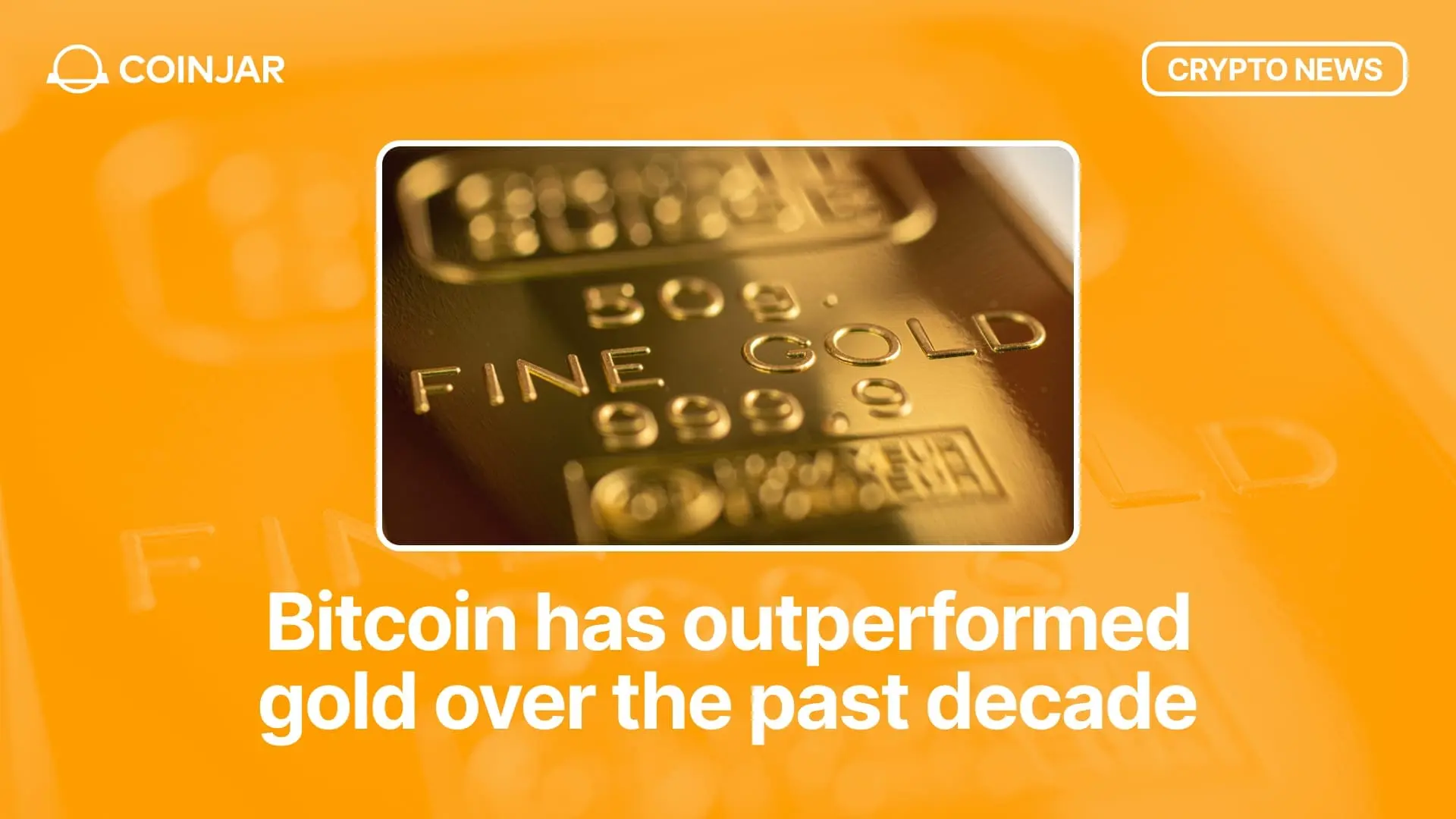 Bitcoin supera o Ouro ao longo de Dez Anos: Aqui está o Porquê