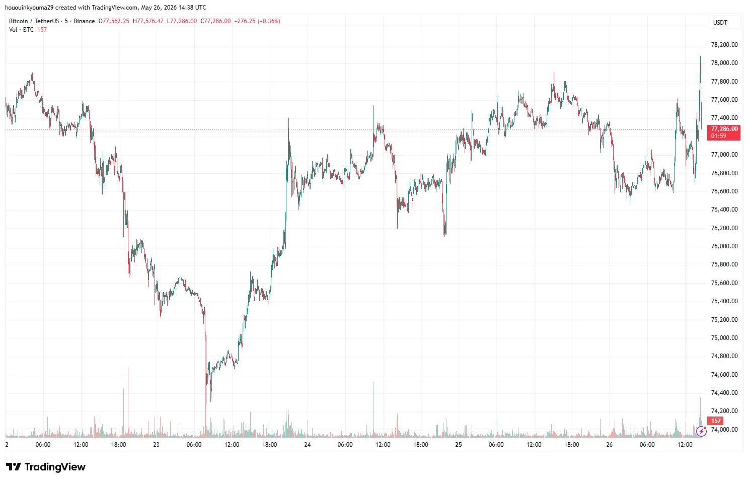 Bitcoin Price Chart