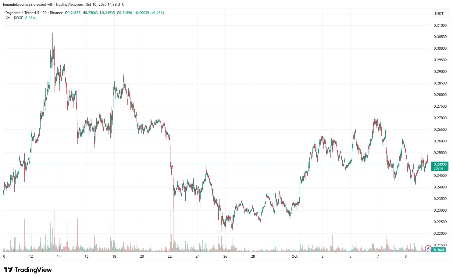 Grafik Harga Dogecoin