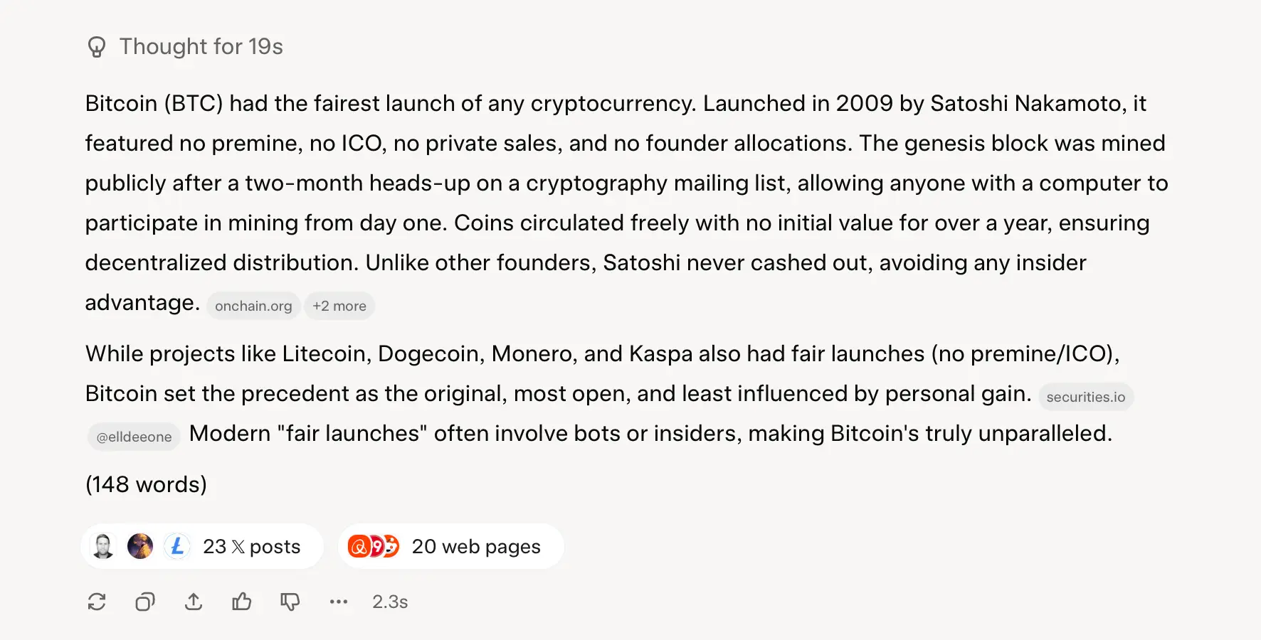 AI評決:ビットコインのフェアプレイローンチは暗号の歴史ですべてトップ