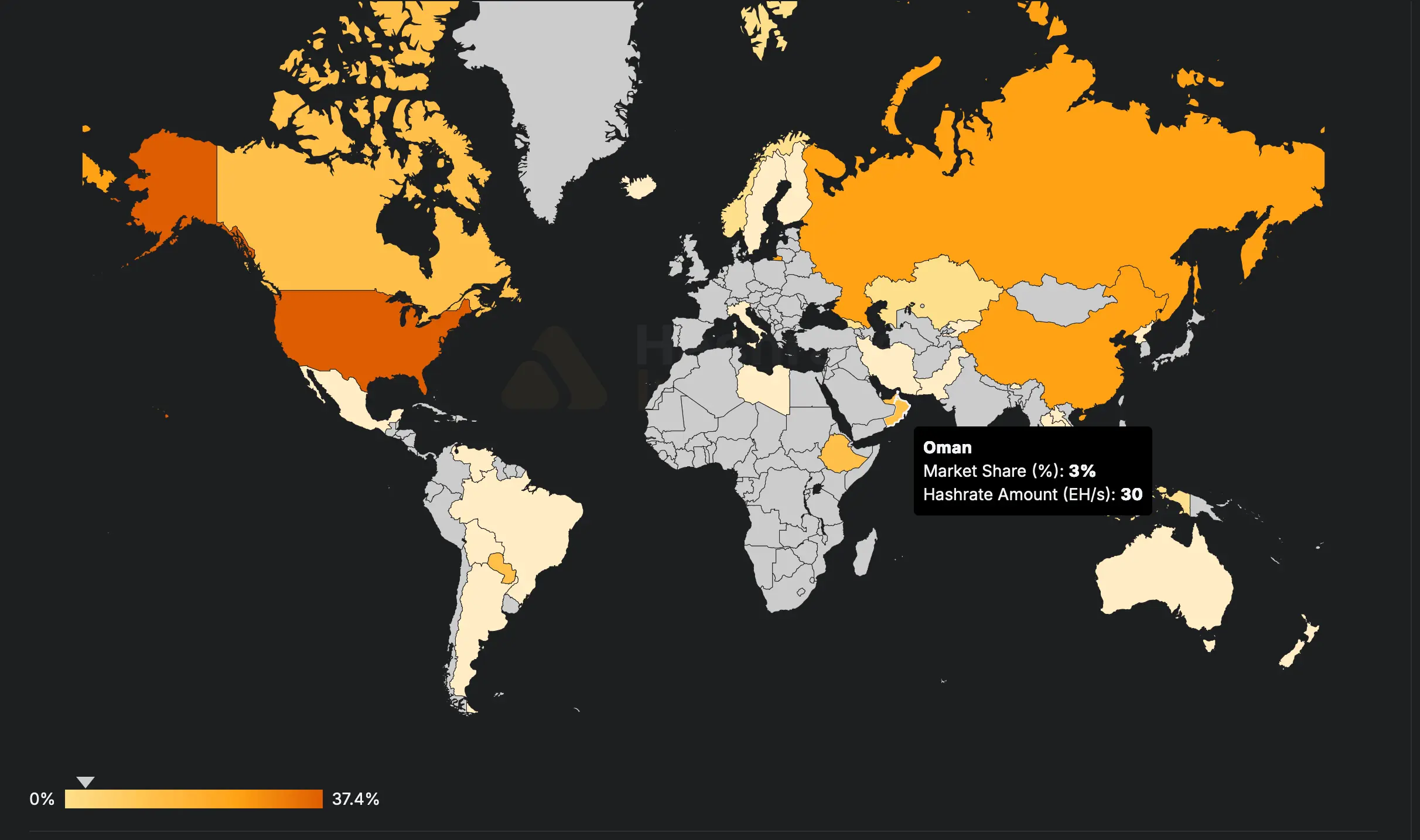 Hashrateindex.com chart on June 17, 2026.