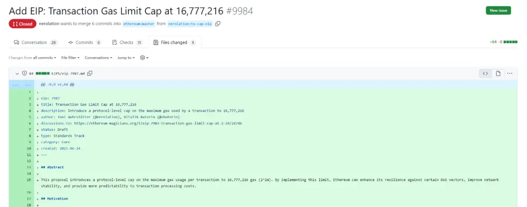 De EIP-7987 a L1 zkEVM: el camino de la escalabilidad de Ethereum L1