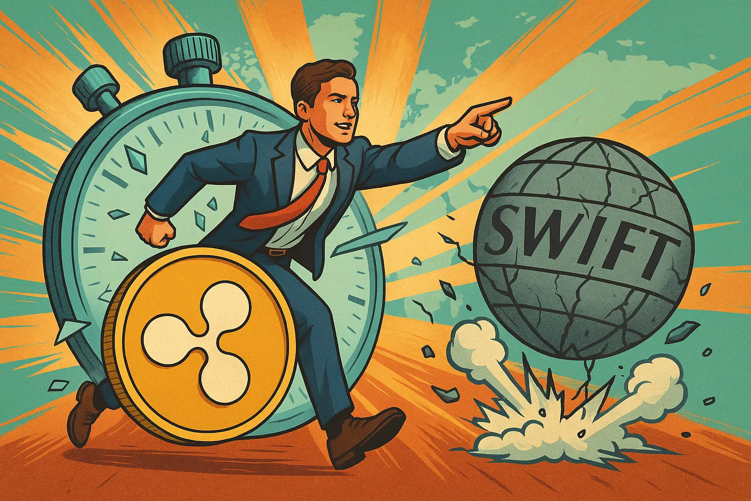 XRP秒結算挑戰SWIFT