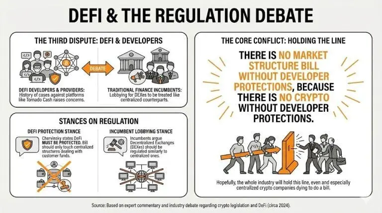 State of Senate's Crypto Market Bill: Stablecoins, Trump's Involvement and DeFi Pain Points Examined