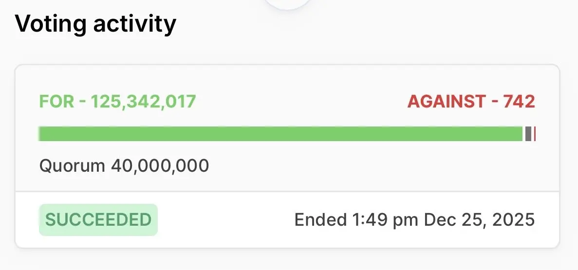 UNIfication提案通過