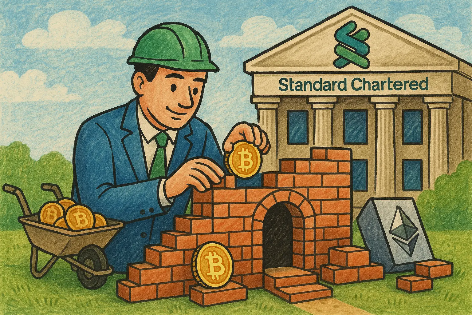 渣打銀行殺入加密經紀