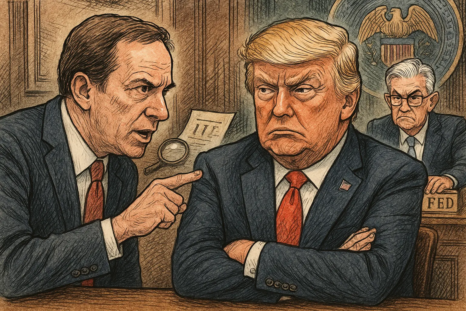 貝森特警告鮑爾恐拒絕交權