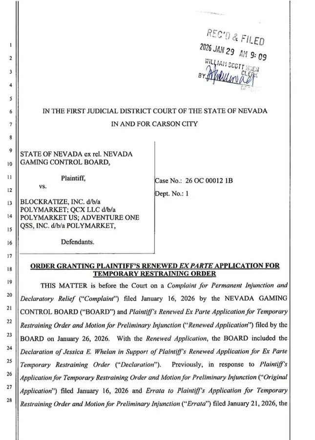 Polymarket遭內華達封禁