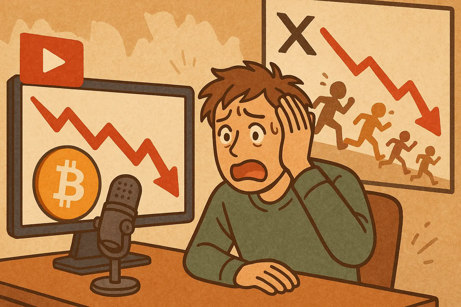 加密貨幣YouTube觀看崩跌