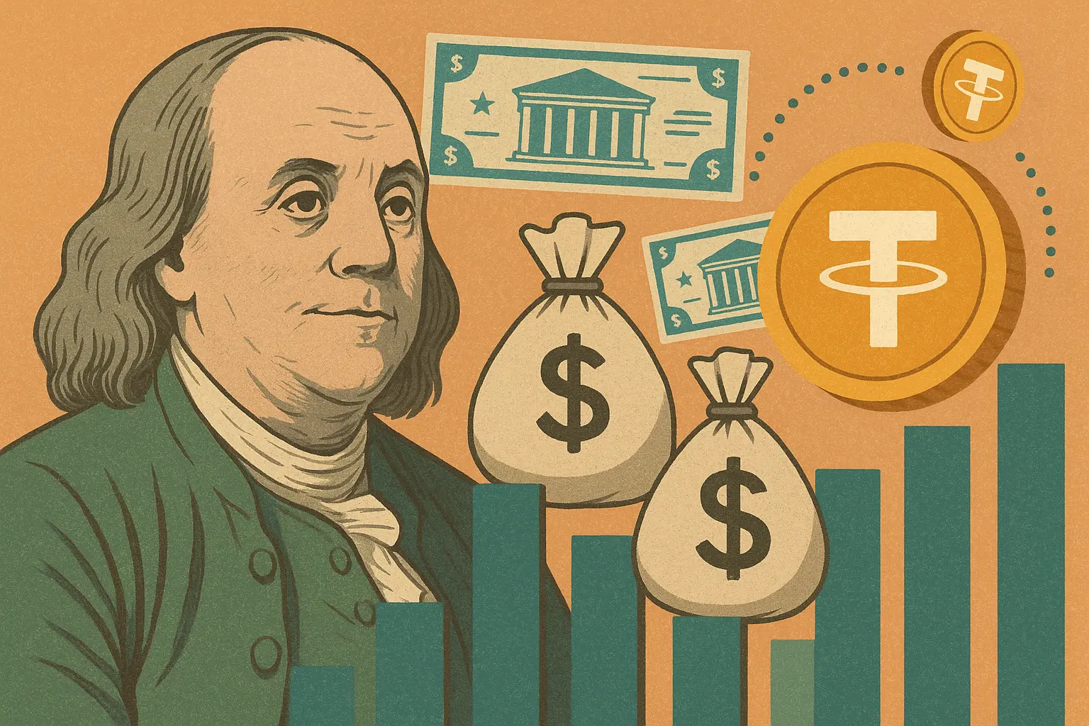 富蘭克林押注代幣化！2 檔美債基金接軌2 兆穩定幣市場| Market Whisper 發布於Gate 廣場