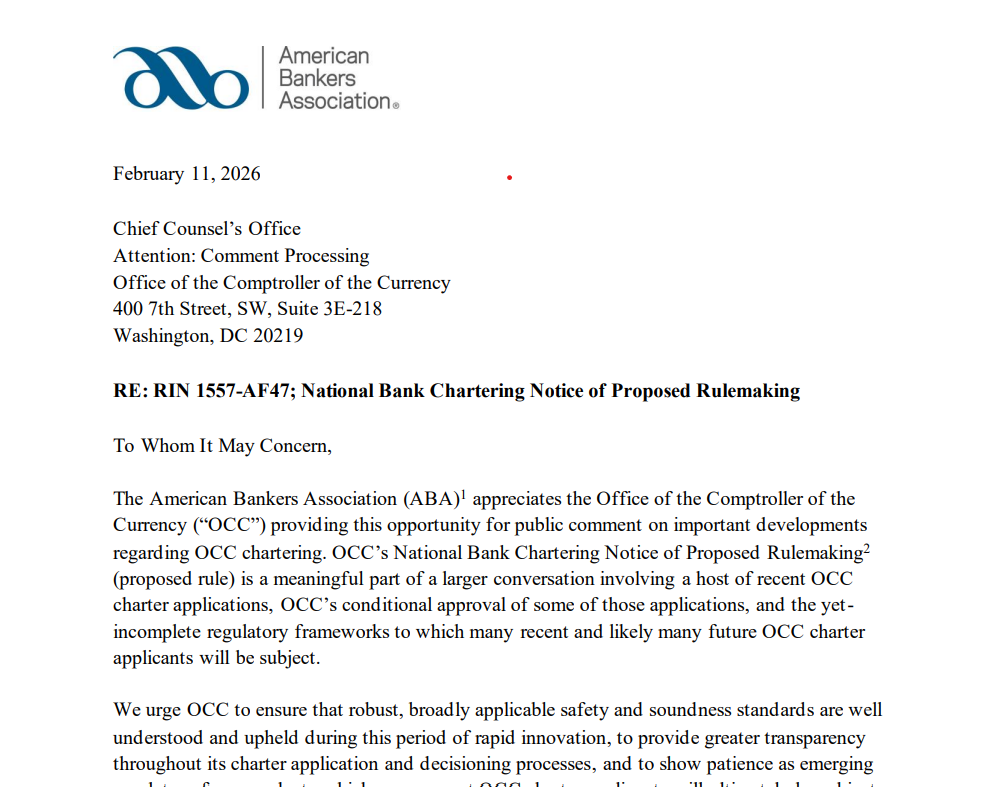 銀行遊說 OCC 放緩批准加密牌照