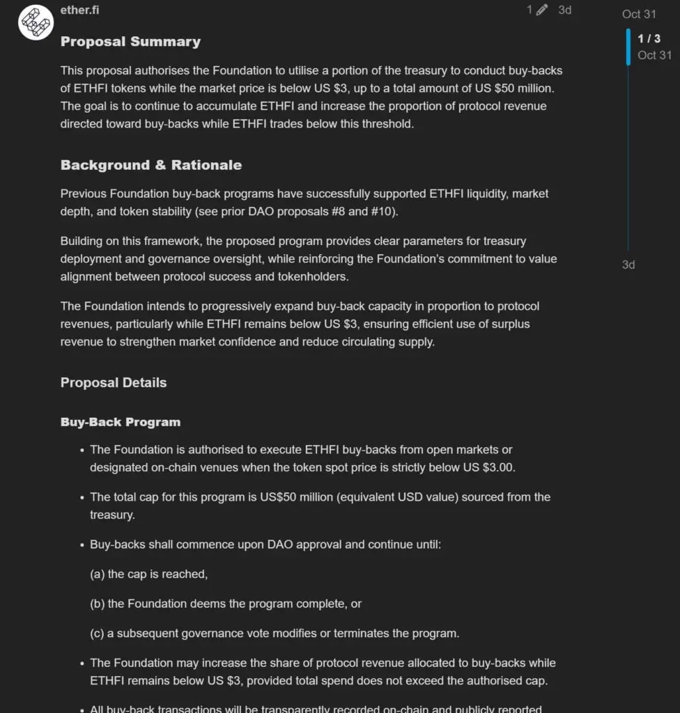 ETHFI buyback vote