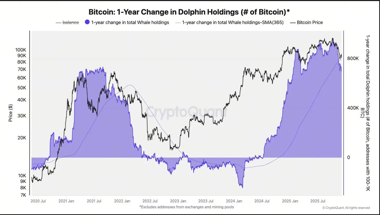 比特币鲸鱼持仓增持