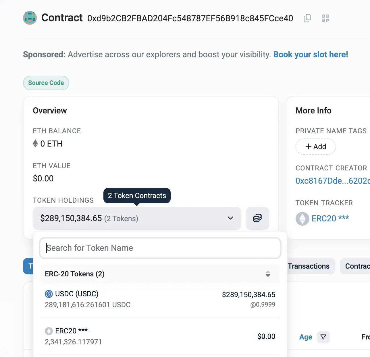 Ví gửi tiền của Stable bị chuyển nhầm