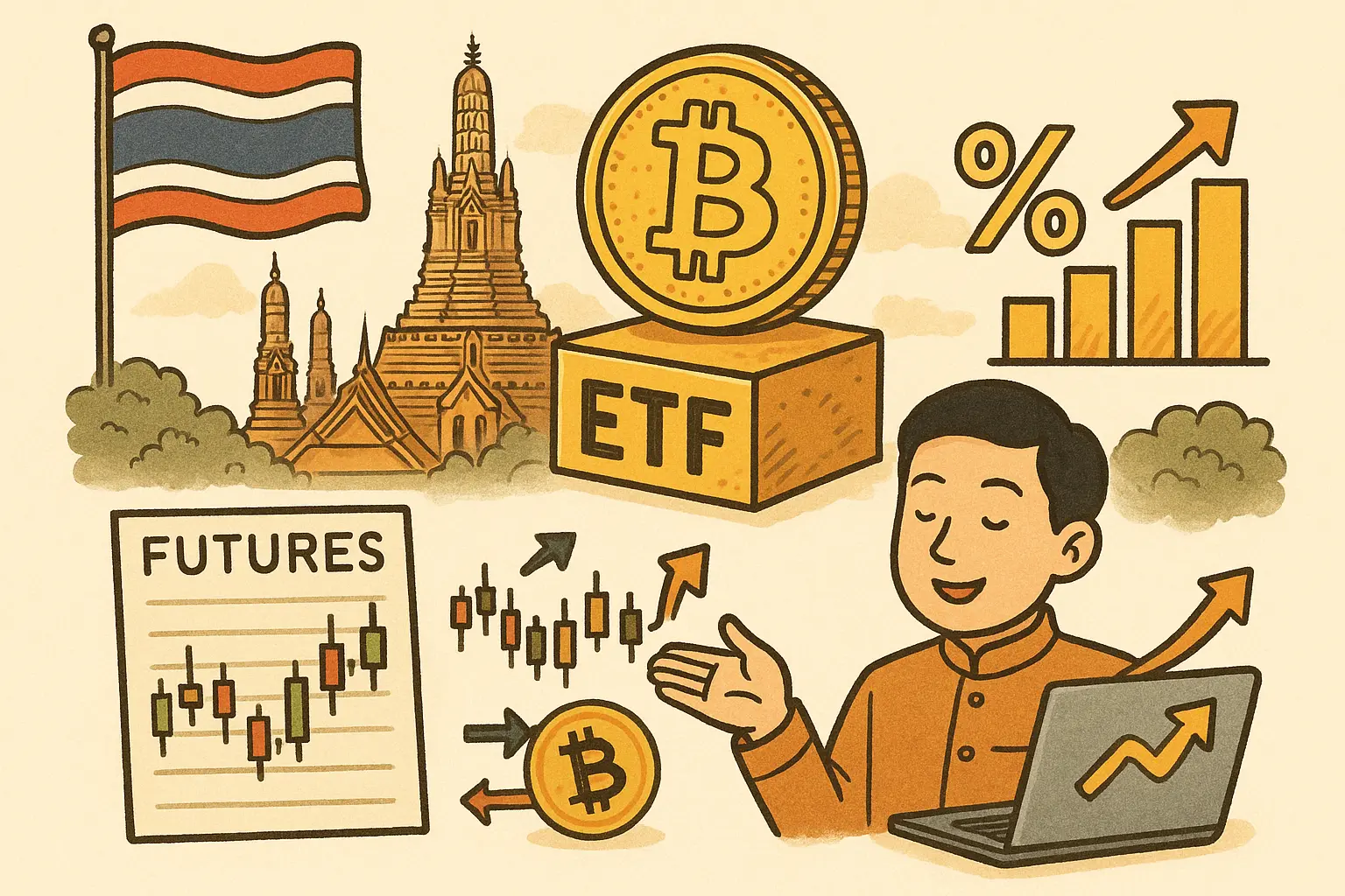 泰國推加密貨幣ETF新規