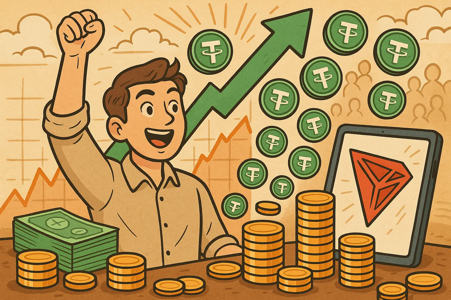 TRON增發227億USDT