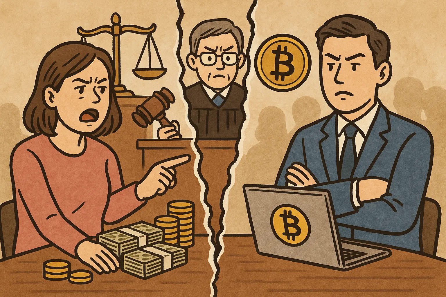 離婚分不到比特幣？台灣示警虛擬財產成隱匿新漏洞| Market Whisper 發布於Gate 廣場