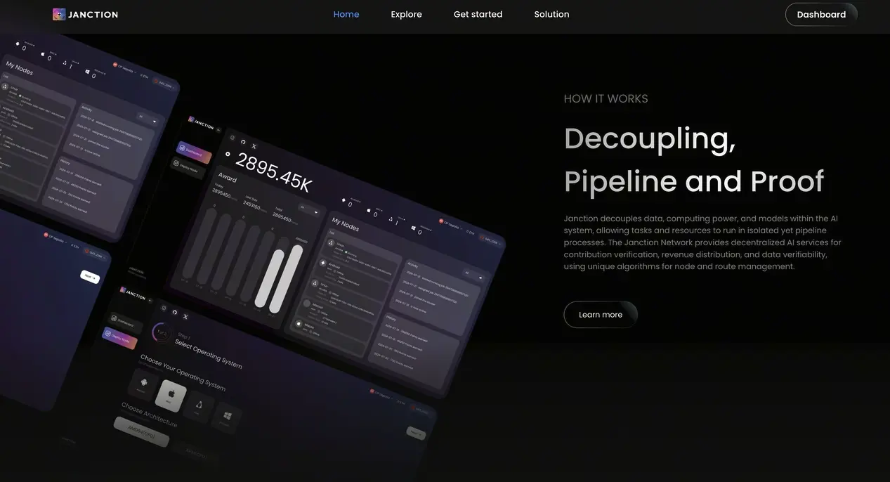 Janction (JCT) عقد GPU