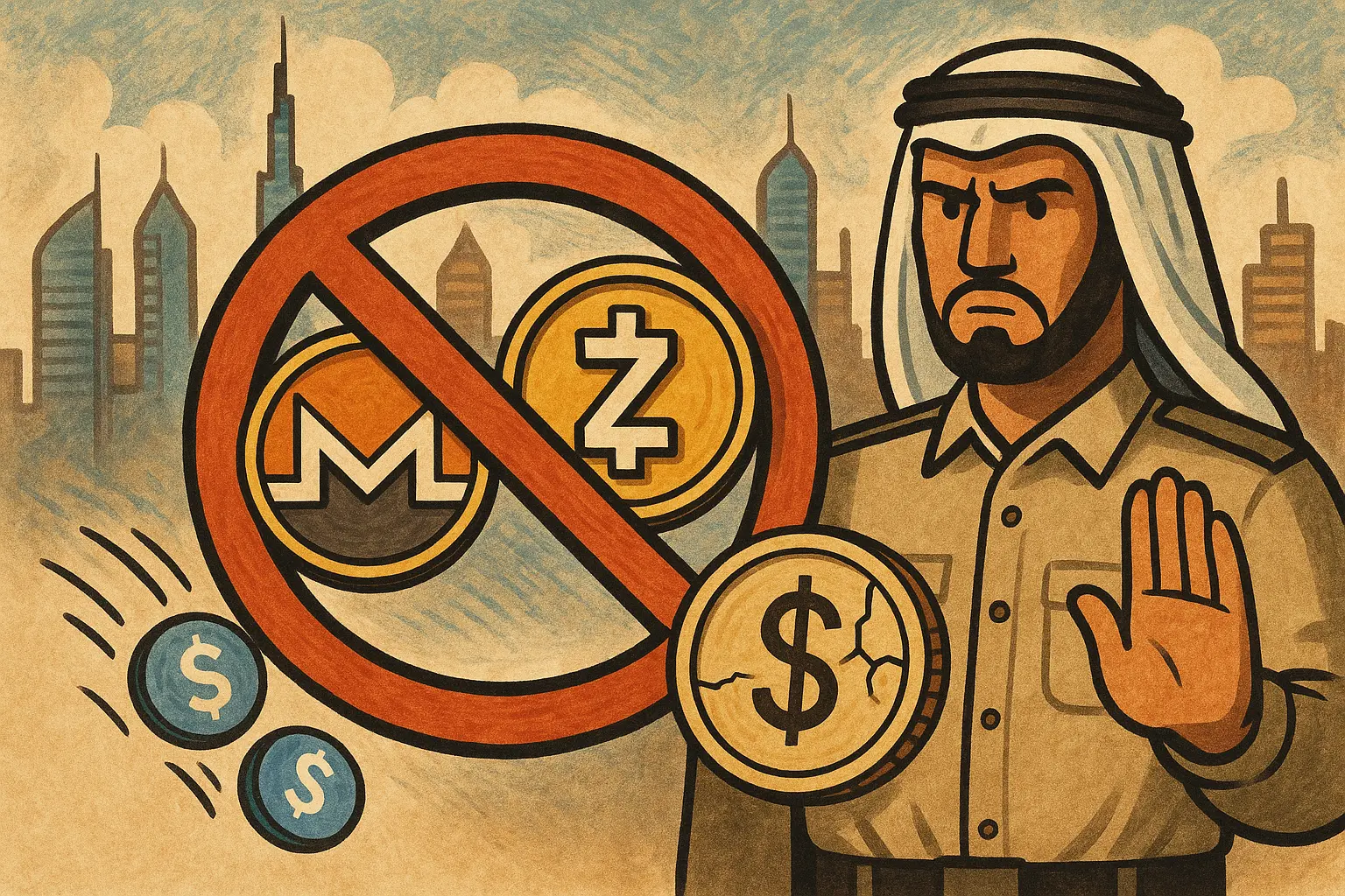 杜拜封殺隱私幣