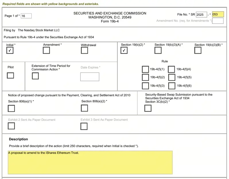 Блэкрок подает заявку на застейкать Ethereum ETF