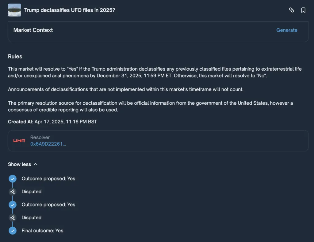 Polymarket信任危機
