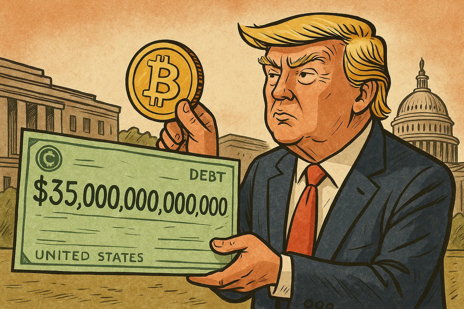 川普擬比特幣還債