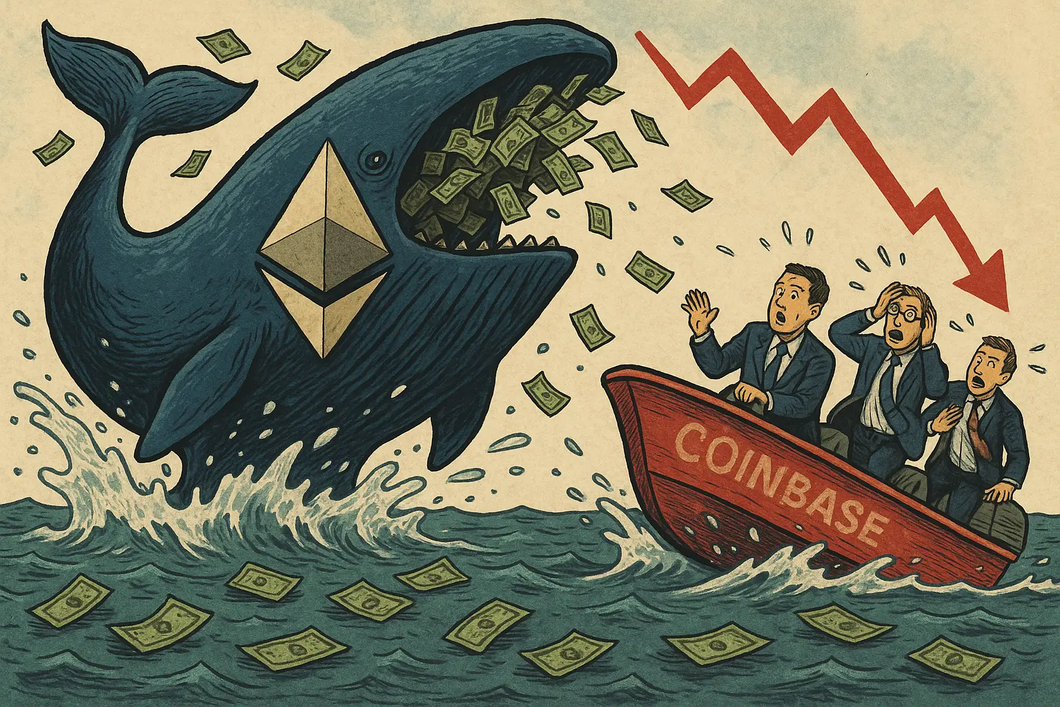 以太坊巨鯨拋售