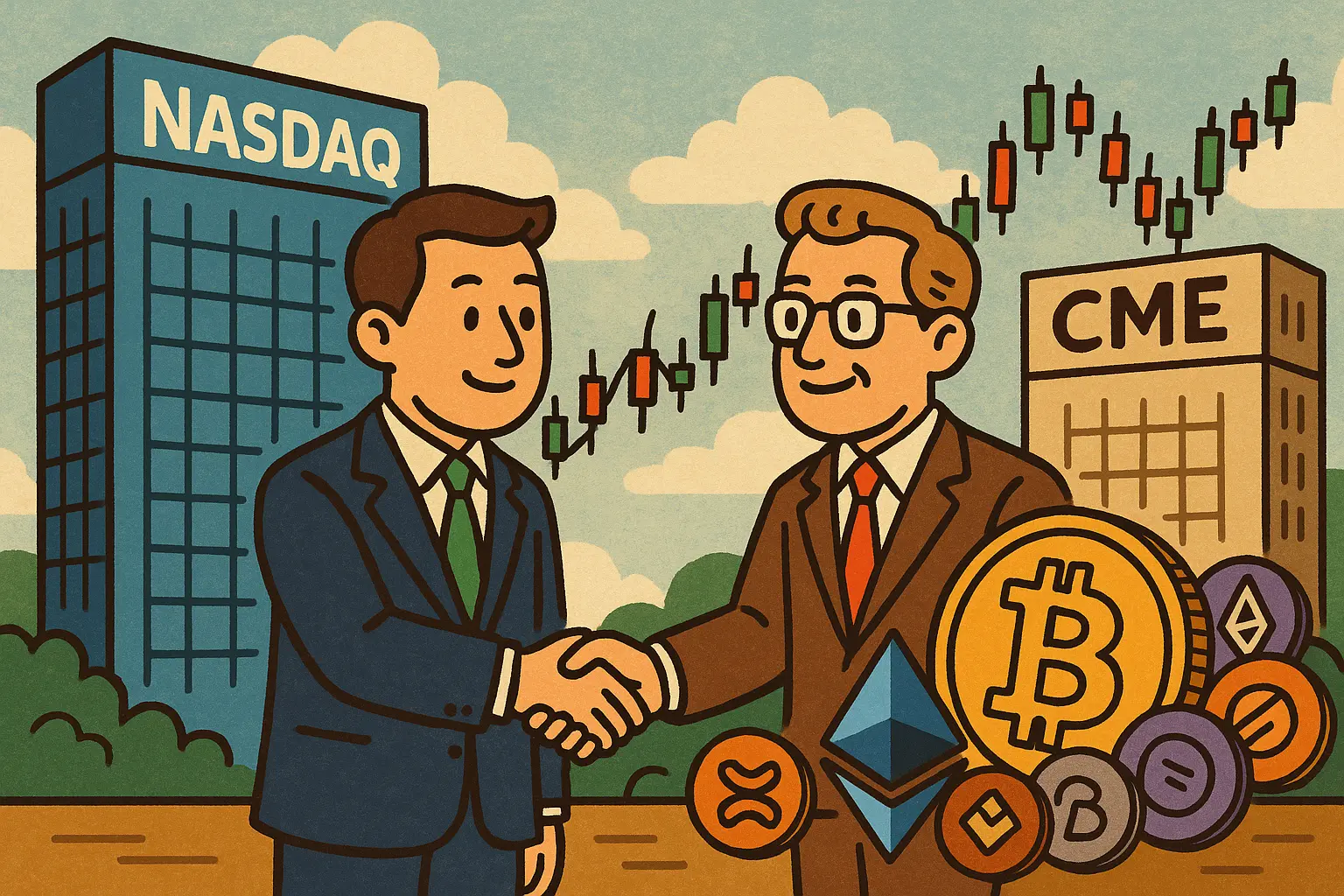 那斯達克CME聯手推加密指數