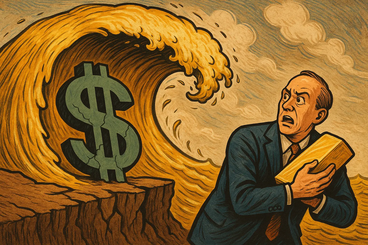 美元逼近危險崩潰點