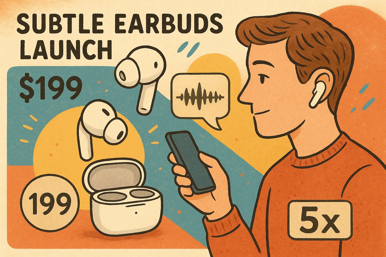 Subtle Earbuds Launch