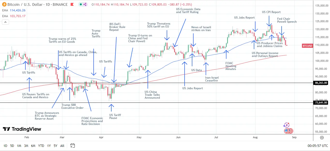 BTC chart harian
