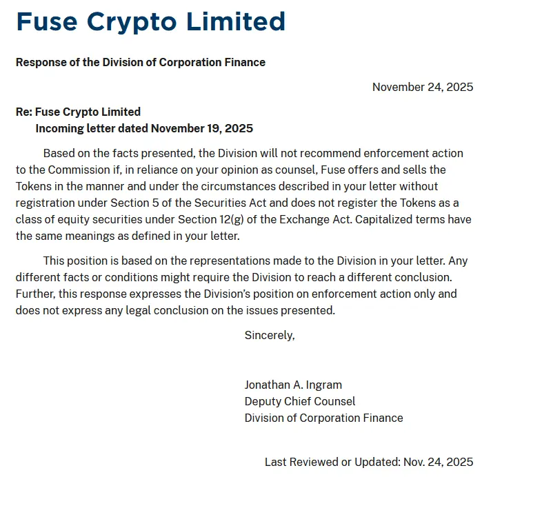 SEC不採取行動函