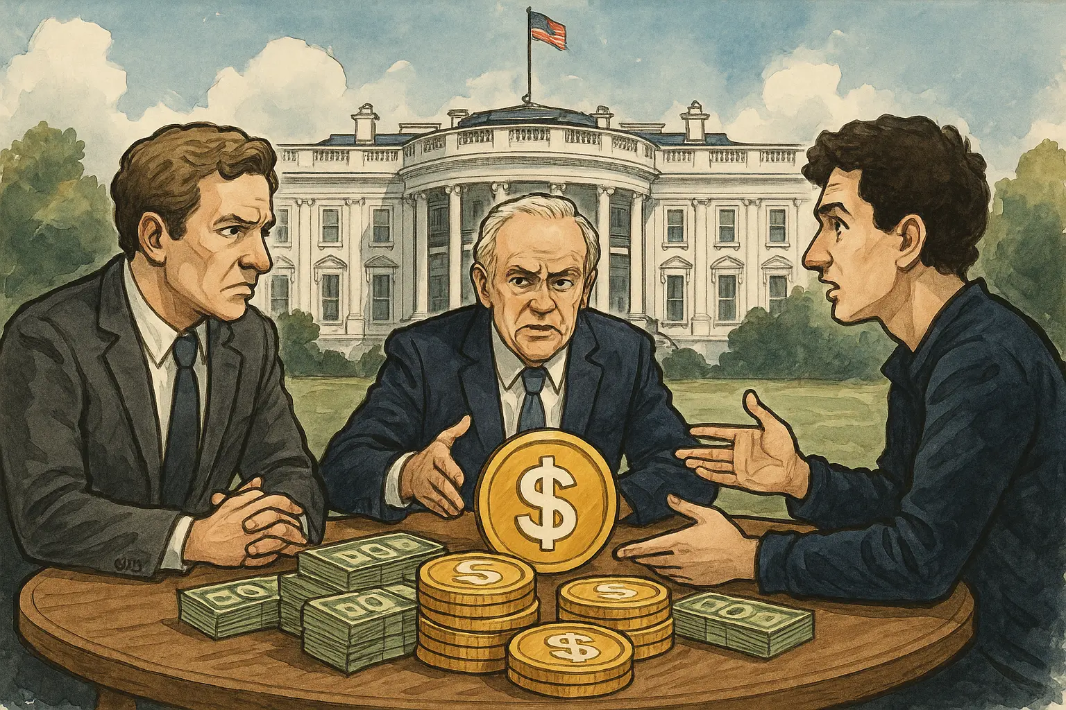 白宮穩定幣談判