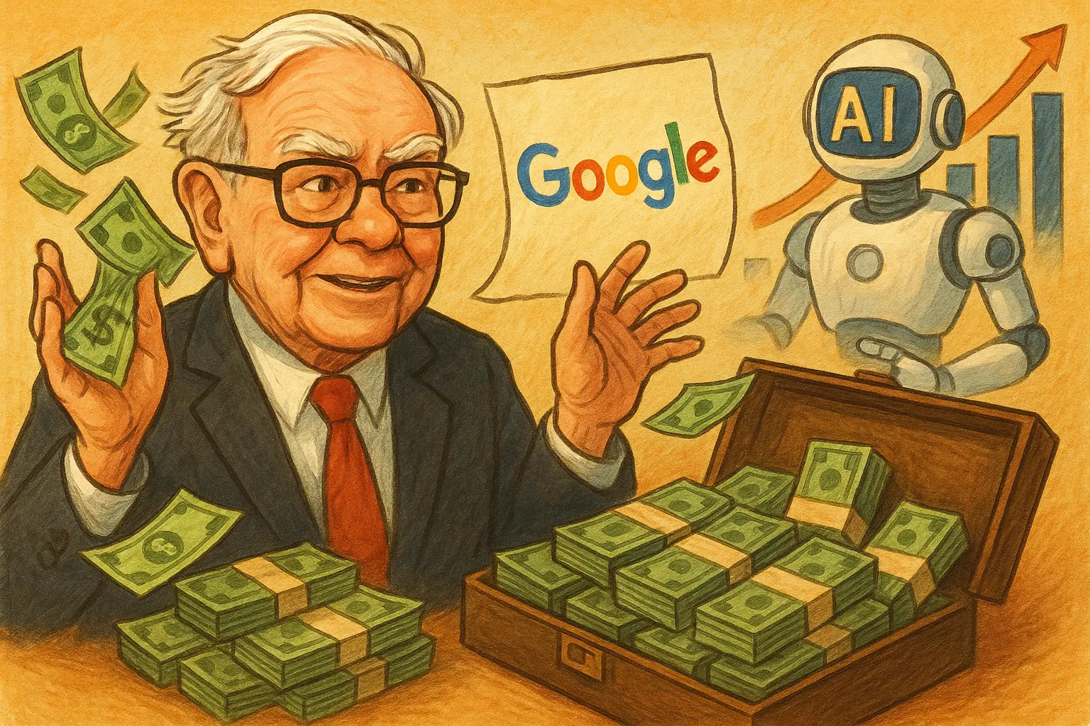 巴菲特買入Google股票