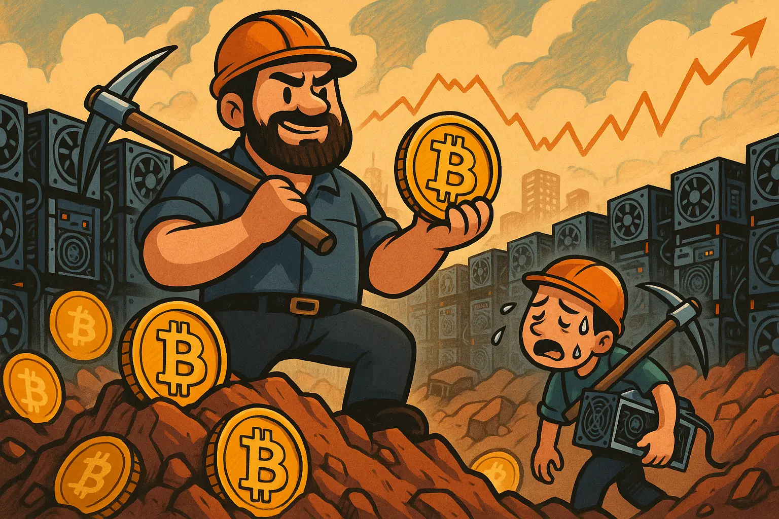 比特幣挖礦難度創新高