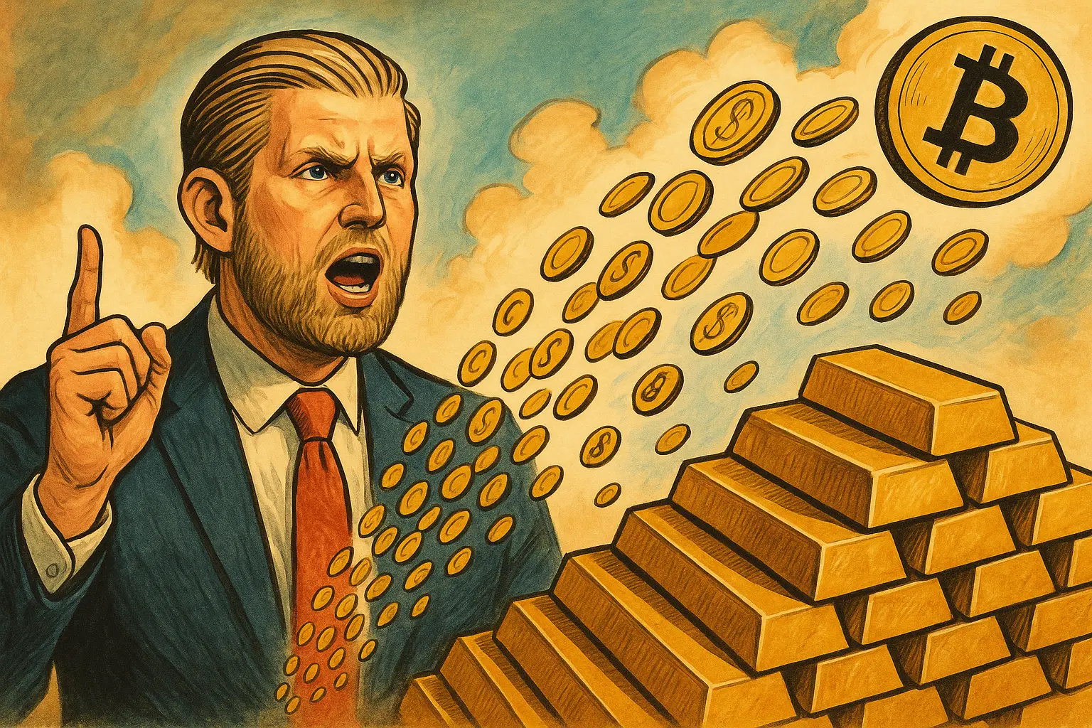 艾瑞克·川普預測黃金轉向比特幣