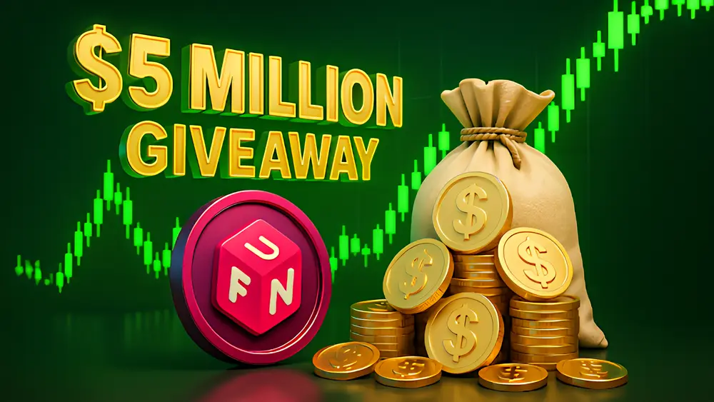 O ecossistema GameFi FUNToken anunciou o lançamento de uma campanha de prêmios de 5 milhões de dólares, com previsão de alcançar 1 milhão de usuários até 2026